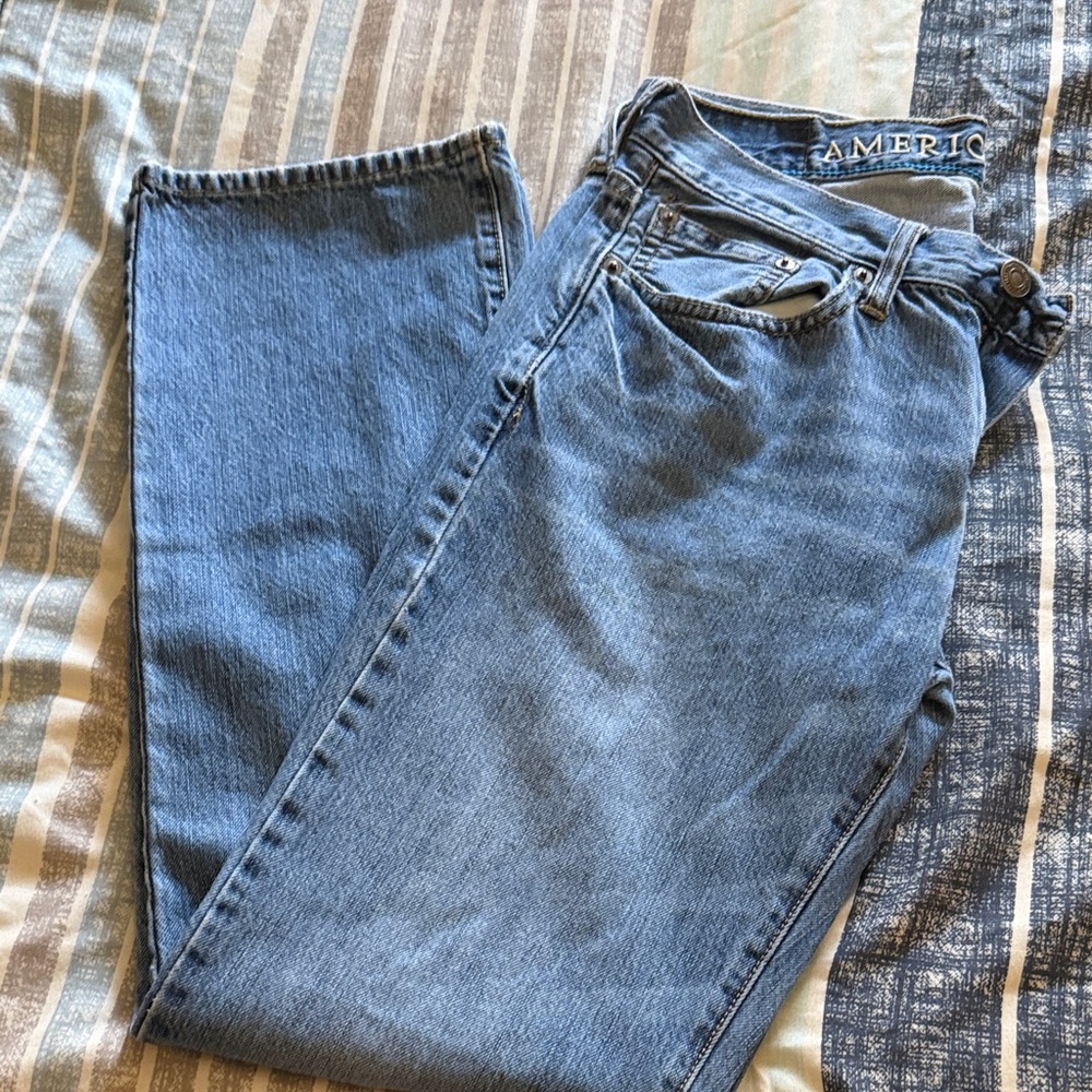 American Eagle Outfitters Men’s Light Blue Straight Jeans